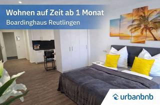 Immobilie mieten in Am Echazufer, 72764 Reutlingen, Möbliertes Apartment mit WLAN, Parkplatz, Waschmaschine & Trockner im Echaz Center