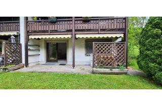 Wohnung mieten in Am Weiher, 83457 Bayerisch Gmain, Möblierte, gepflegte 2,5-Raum-Hochpart-Wohnung mit Terrasse + Garten und EBK in Bayrisch Gmain