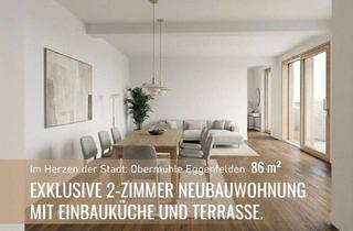 Wohnung mieten in 84307 Eggenfelden, Exklusive 2-Zimmer Neubauwohnung mit Einbauküche und Terrasse, 86m2