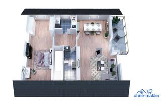 Wohnung mieten in 64753 Brombachtal, Wird aktuell renoviert! 2-Zimmer-DG-Wohnung mit Balkon & Garage, Hund erlaubt in Brombachtal