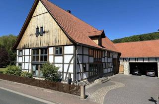 Haus kaufen in 31855 Aerzen, Einzigartiges Fachwerk-Unikat mit 220 m² Wfl. Scheune & Ausbaupotenzial – stilvoll modernisiert