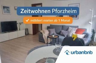Immobilie mieten in Stolzestr., 75175 Südoststadt, 2-Zimmerwohnung mit TV, Internet, Balkon, Dusche/Wc, Küche und Waschmaschine