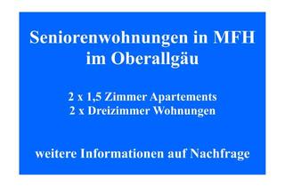 Wohnung kaufen in Mühlenstr., 87534 Oberstaufen, Alterswohnsitz im Oberallgäu, mehrere Wohnungen im MFH zum Erwerb
