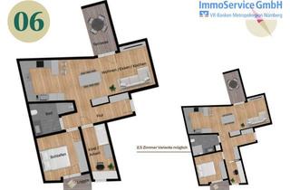 Penthouse kaufen in 90419 Nürnberg, 2,5-Zi.-ETW im Stadtteil St. Johannis. / Baubeginn erfolgt und bereits über 60% verkauft!
