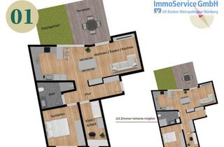 Penthouse kaufen in 90419 Nürnberg, 3-Zi.-ETW im Stadtteil St. Johannis. / Baubeginn erfolgt und bereits über 60% verkauft!
