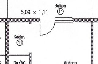 Wohnung kaufen in 47119 Duisburg, Duisburg - Provisionsfreie 1-Zimmer-Anlage mit Top-Mieter