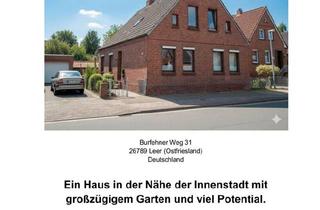 Mehrfamilienhaus kaufen in 26789 Leer, Leer (Ostfriesland) - Doppelhaus in ruhiger Lage in Leer innenstadtnah