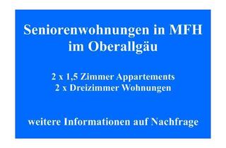 Wohnung kaufen in 87534 Oberstaufen, Oberstaufen - Alterswohnsitz im Oberallgäu, mehrere Wohnungen im MFH zum Erwerb