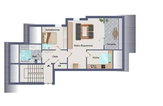 Wohnung kaufen in 97816 Lohr, Neues Bad, neue Heizung, sofort frei – gepflegte 2-Zimmer-DG-Wohnung!