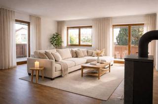Wohnung kaufen in 83024 Rosenheim, Einziehen und wohlfühlen! Großzügige, helle Stadtrand-Wohnung mit 3 Sonnen-Balkonen! Barrierefrei!