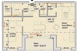 Wohnung mieten in 46325 Borken, Neubau! Stadtnahe Obergeschoss-Wohnung mit Balkon, Tiefgarage und Aufzug in Borken_A2472