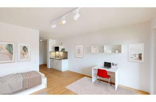 Wohnung mieten in Feldstraße 120, 63071 Offenbach, Barrierefrei - Teilmöbliertes 1-Zimmer-Apartment mit Einbauküche und Terrasse