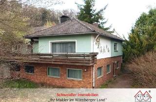 Haus kaufen in 91355 Hiltpoltstein, XXL-Bungalow mit viel Potenzial und tollen Nutzungsmöglichkeiten in ruhiger Lage von Hiltpoltstein
