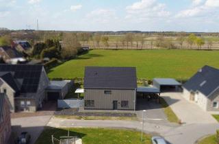 Haus kaufen in 26897 Bockhorst, Modernes Ökohaus mit Tageslichtbädern & Kamin – Exklusives Wohnen in familienfreundlicher Umgebung