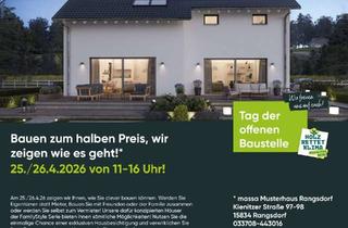 Haus kaufen in 14558 Nuthetal, WOW!BAUEN ZUM HALBEN PREIS?Kommen Sie zum Tag der offenen Tür, und finden Sie es heraus!25.&26.4