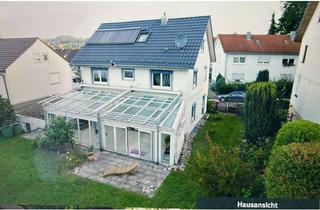 Haus mieten in 77933 Lahr, 2 getr. Wohnungen: 2,5 Zi. mit Winterg. & 5 Zi. m. Gartenparadies. Mehr info im Text