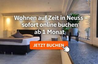 Immobilie mieten in Wachtelstraße, 41472 Neuss, 2-Zimmerwohnung (offen gestaltet) mit WLAN, TV, Küche, Dusche/WC, Wasch-Trockner-Gerät, Te