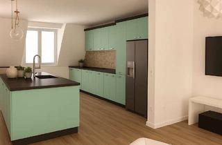 Wohnung kaufen in 40479 Pempelfort, Gut ausgestattete 3 Zimmer-Wohnung mit Dachterrasse & Einbauküche in Düsseldorf Pempelfort