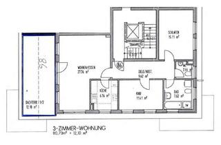 Wohnung mieten in Walter-Eucken-Straße 20, 85716 Unterschleißheim, Traumhafte, gepflegte 3-Zimmer-Dachgeschosswohnung mit Terrasse und Einbauküche in Unterschleißheim