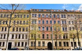Wohnung kaufen in 04229 Leipzig, Bezugsfreie, hochwertig sanierte 3-Zimmer-Altbauwohnung mit Lift im beliebten Leipzig-Schleußig