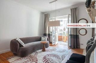 Wohnung kaufen in Ludwigkirchplatz, 10707 Wilmersdorf, IMMOBERLIN.DE - Wohlfühllage! Stilvolle Altbauwohnung mit ruhiger Westloggia nahe Ludwigkirchplatz