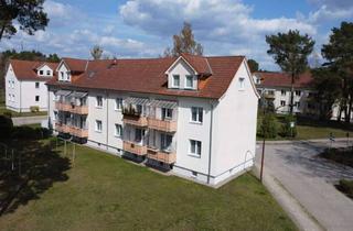 Wohnung kaufen in 16831 Rheinsberg, Möbliert & bezugsfrei: 3-Zi.-Eigentumswohnung im 1. OG mit Balkon & Keller in Rheinsberg