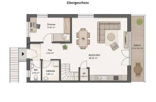 Wohnung kaufen in Hopfenweg 14, 74653 Künzelsau, Exklusive 4 Zimmer Neubau- Maisonettewohnung mit Balkon und Dachterrasse