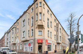 Wohnung kaufen in 40227 Oberbilk, Gemütliche 2-Zimmer-Dachgeschosswohnung mit Balkon in zentraler Lage Düsseldorfs