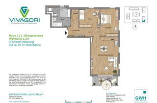 Wohnung mieten in Vincent-Van-Gogh-Ring 69, 38126 Südstadt, Großzügige Wohnung im Neubauquartier in Braunschweig
