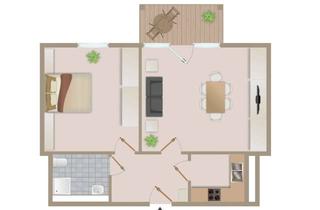 Wohnung mieten in Leschwitzer Straße 17A, 02826 Görlitz, Seniorengerechte 2-Raumwohnung mit Fahrstuhl, Balkon und ebenerdiger Dusche!