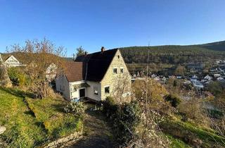 Haus kaufen in 67466 Lambrecht, Kleines Häuschen auf großem sonnigen Hanggrundstück mit Süd- ausrichtung und Fernblick