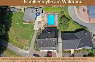 Haus kaufen in 51545 Waldbröl, 2 Einfamilienhäuser auf 1.894 m² mit Pool, Garten und angrenzendem Baugrundstück
