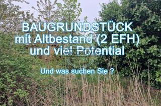 Grundstück zu kaufen in 21109 Hamburg, Sonniges Juwel für kühle Rechner: attraktives Baugrundstück mit Altbestand (EFH + Bungalow)