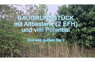 Grundstück zu kaufen in 21109 Wilhelmsburg, Sonniges Juwel für kühle Rechner: attraktives Baugrundstück mit Altbestand (EFH + Bungalow)