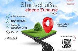 Grundstück zu kaufen in 84048 Mainburg, Baugrundstück für ein Einfamilienhaus im Neubaugebiet in exponierter Lage über Mainburg