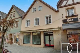 Gewerbeimmobilie kaufen in 95326 Kulmbach, 700€/qm! Zwei Wohn- und Geschäftshäuser in direkter 1A-Innenstadtlage mit großem Ausbaupotenzial