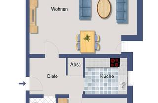 Wohnung kaufen in Brüderstr. 51 c, 51427 Bergisch Gladbach, KAPITALANLAGE!!! - gepflegte Zweizimmerwohnung im Erdgeschoss mit Terrasse