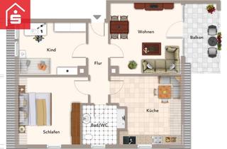 Wohnung kaufen in 59939 Olsberg, Top sanierte und vermietete Eigentumswohnung inOlsberg-Bigge