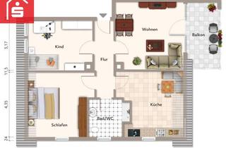Wohnung kaufen in 59939 Olsberg, Top sanierte und vermietete Eigentumswohnung inOlsberg-Bigge