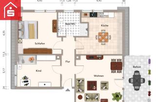 Wohnung kaufen in 59939 Olsberg, Eine gute Adresse für Ihr Kapital!Vermietete und top sanierte ETW inOlsberg-Bigge