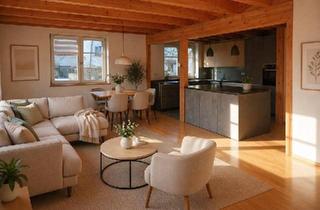 Wohnung kaufen in 73663 Berglen, Berglen - Modernisierte Hochparterre Wohnung mit 4 Zi. in Dreifamilienhaus