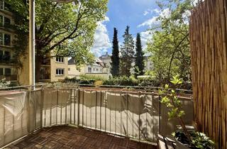 Wohnung kaufen in 80805 Schwabing-Freimann, Schwabinger Ausnahmeobjekt: Sanierte 2 Zi.-Altbau-Whg. mit Garten-Oase