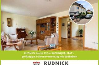 Wohnung kaufen in 31515 Wunstorf, RUDNICK bietet 112 m² WOHNQUALITÄT – großzügige 3-Zimmer-Wohnung mit Südbalkon