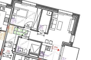 Wohnung mieten in Poststraße 72, 46562 Voerde, Erstbezug: Moderne 2-Zimmer-Wohnung mit Balkon im 1. OG in Voerde (Niederrhein)