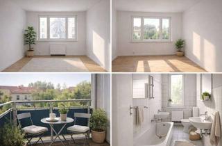 Wohnung mieten in Wilhelm-Pieck-Str. 10, 06193 Löbejün, Helle 3-ZKB-Wohnung mit Balkon – ruhig gelegen & ideal für Pendler