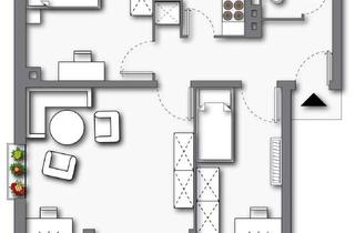 Wohnung mieten in Kreuzmoor, 25436 Uetersen, Helle 2-Zimmer Wohnung in Uetersen