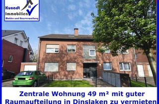 Wohnung mieten in Paulastr., 46537 Dinslaken, gut geschnittene 49 m² Dachgeschosswohnung in Dinslaken