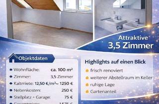 Wohnung mieten in Wendelsteinstraße, 86504 Merching, Charmante 3,5-Zimmer Dachgeschosswohnung in Merching