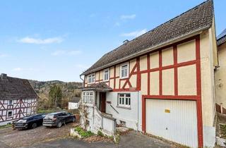 Haus kaufen in 35116 Hatzfeld, Reddighausen: 5 Zimmer-Fachwerkhaus mit Scheune, Werkstatt & Nebengrundstücken (Denkmalschutz)