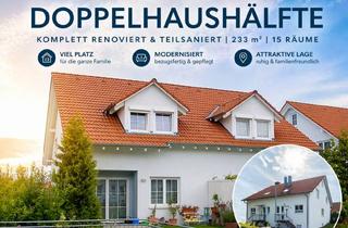 Doppelhaushälfte kaufen in 72488 Sigmaringen, Top Doppelhaushälfte komplett saniert mit 233 m² Gesamtfäche & 15 Räumen